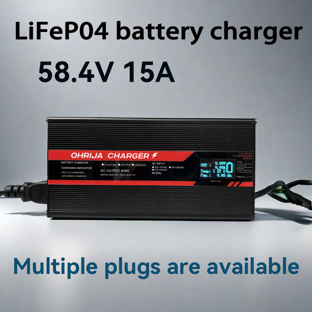 84V 20A Smart Charger - OHRIJA 58.4V 15A 16 S 48V