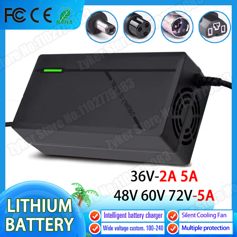 84V 20A Smart Charger - 스마트 지능형 고속 충전기, 리튬 배터리