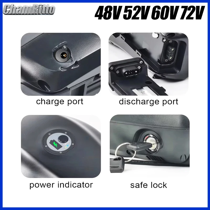 48V 50Ah, 52V 35Ah, 60V 40Ah,  - 72V 50Ah 21700 Lithium Battery 리뷰 및 가격