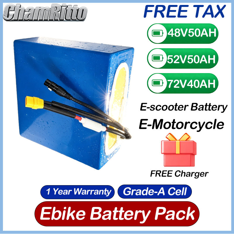 48V 52V 30ah 50ah 전기 자전거 전기 스쿠 - 60V 50Ah Electric Scooter Battery 리뷰 및 가격
