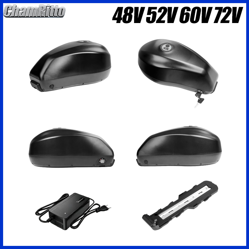 전기 자전거용 48V, 72V 다운 튜브 배터리, 21 - 72V 50Ah 21700 Lithium Battery 리뷰 및 가격